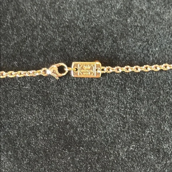 Ippolita *Rose Gold Necklace 18" Wavy Disc & Quartz Stone - Picture 2 of 11